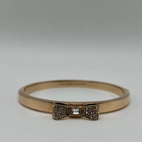 Kate Spade Rose Gold Bow Bangle Bracelet - Picture 4 of 8
